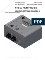 CAS-CAMRF® PROD0799 Dual RFTOF HV Unit Technical Specification Sheet C