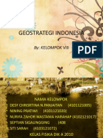 GEOSTRATEGI INDONESIA