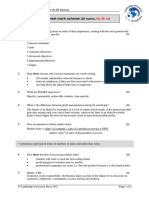 Chapter 3: Worksheet Mark Scheme: (28 Marks,)