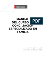 Manual Concialición Especializado en Familia