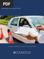 Common Driving Test Questions