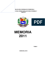 Memoria 2011 Mppvh