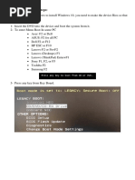 Step-by-Step Windows 10 Installation Guide | PDF | Windows 10 | Booting