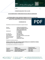 Acta de Observaciones 0072-2022