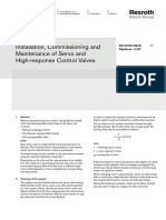 Installation, Commissioning and Maintenance of Servo and High-Response Control Valves