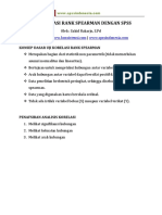 Uji Spss Korelasi Rank Spearman