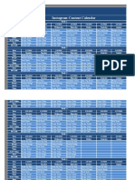 Instagram Content Calendar Excel Template