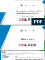 Encuesta Del Centro Nacional de Consultoría para El Noticiero CM&