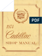 Cadillac Shop Manual
