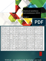 Electrical Installation and Maintenance (EIM) : Grade 9