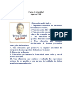 Aportes Carta de identidad