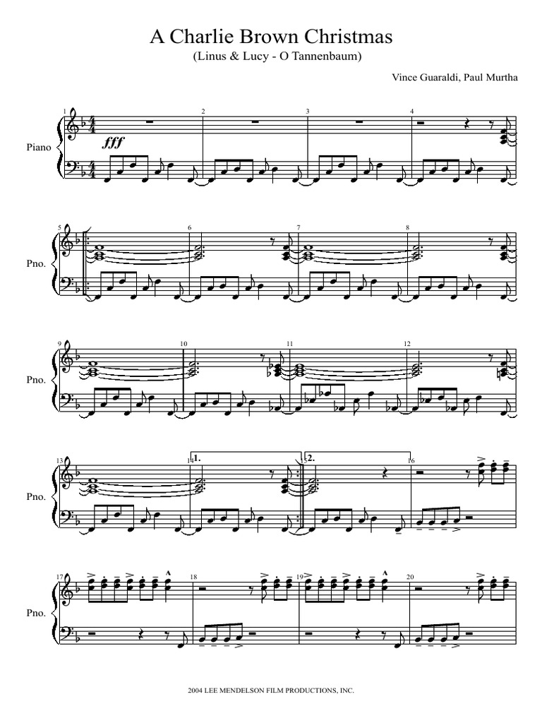 A Charlie Brown Christmas PDF