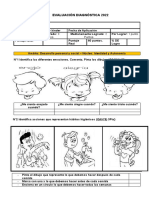 EVALUCION DIAGNOSTICA 2022 Escuela Hector Arias C