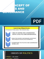 The Concept of Politics and Governance Module 1