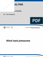 2. Wind load pressures