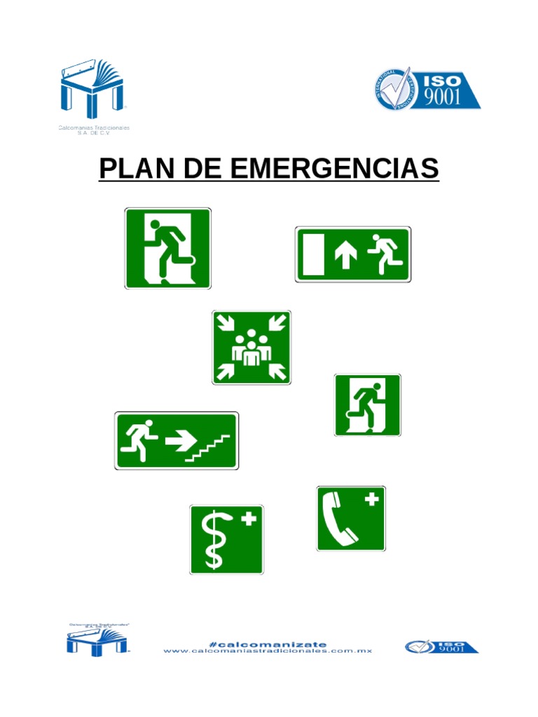 Plan de Emergencias y Evacuación | PDF | Invalidez | Defensa Civil