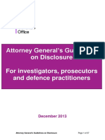 Attorney General's Disclosure Guidelines December 2013 CPS