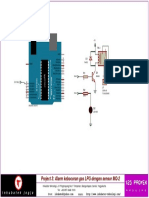 Skematik Alarm Kebocoran Gas LPG DG Sensor MQ-2