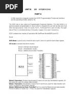 Unit Iii I/O Part A: Interfacing