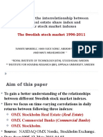 Analysis of The Interrelationship Between Listed Real Estate Share Index and Other Stock Market Indexes