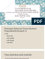 Minggu 12. Penerapan Rekayasa Proses Berbasis Pengolahan