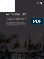 Air. Water. UX.: Yes, It's That Basic & Essential. Learn The Essentials of UX