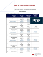 (G2) Cronograma - Actividades DDTI - 18 - SEMANAS