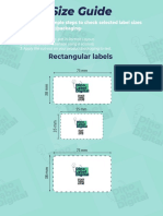 Rectangular Labels: Follow These Simple Steps To Check Selected Label Sizes On Your Product/packaging