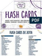 Combo Flashcards 2021.2 Jotta Concursos