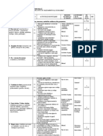 Planificare Semestriala Clasa 5