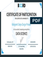 Board Infinity Data Science Certificate