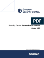 Security Center System Requirements Guide 5.10: Document Last Updated: July 12, 2021