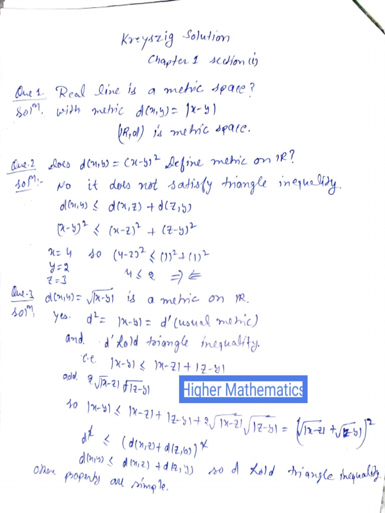 Kreyszig Functional Analysis Solution | PDF | Teaching Methods & Materials