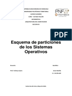 Esquema de particiones de los sistemas operativos, Jesús Morillo