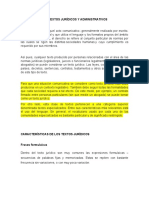 6. (clase 5) LOS TEXTOS JURÍDICOS Y ADMINISTRATIVOS