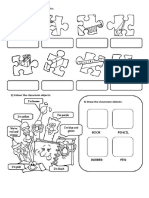 Ficha Classroom Objects