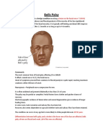 Bells Palsy - Student