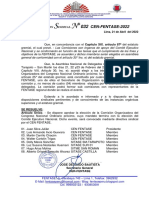 Directiva # 002 Congreso Nacional Lima 2022