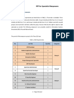 4 Scope of Requirements: RFP For Specialist Manpowers