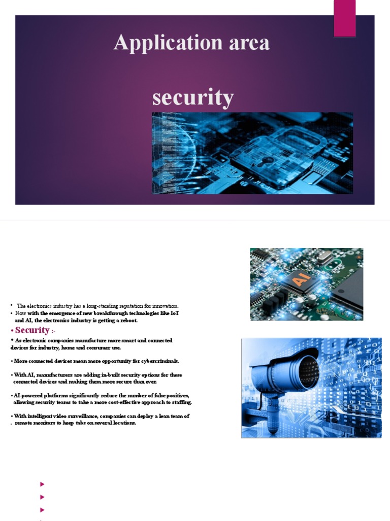 Application Area: Security | PDF