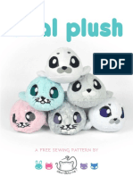 Seal Plush: A Free Sewing Pattern by