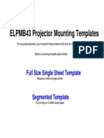 Epson ELPMB43 Projector Mounting Templates_cpd41439