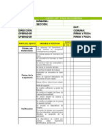 Check List de Motosierra