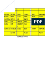 Distribucion Sala