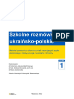 Szkolne Rozmówki Ukraińsko - Polskie Część 1