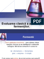 Evaluarea Clasică A Activității Fermenților