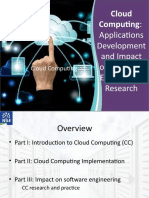 Cloud Computing:: Applications Development and Impact On Software Engineering Research