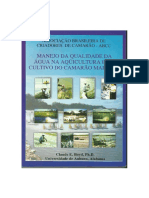 Livro Manejo Da Qualidade Da Agua Na Aquicultura e No Cultivo Do Camarao Marinho Boyd Abcc