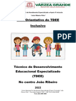 Caderno Orientativo para TDEE 2022 No CENTRO JOÃO RIBEIRO