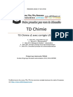 TD Usthb Chimie2